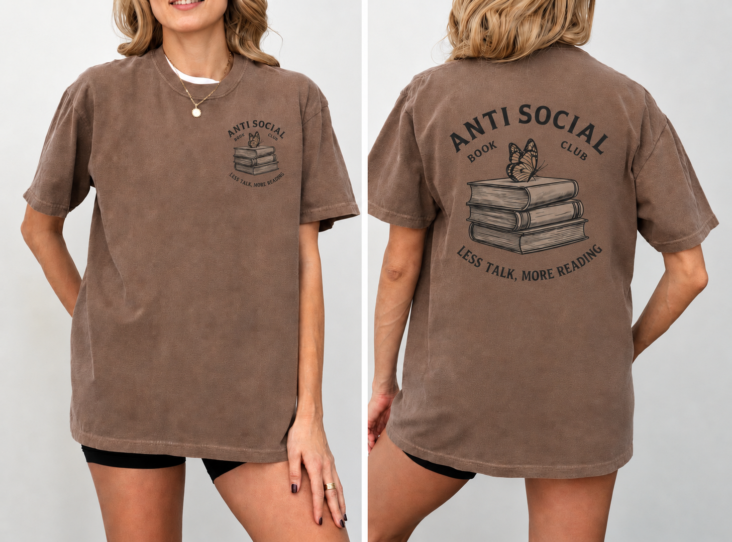 Antisocial Book Club Tee